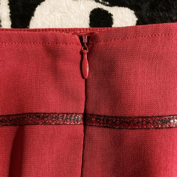 GERRY WEBER Vintage dusty red maxi pencil skirt 1990s 2000s XS SMALL long skirt - Picture 15 of 16